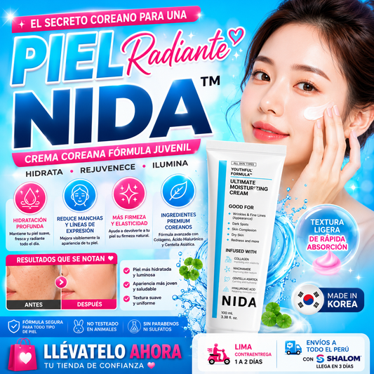 ✨ CREMA NIDA™: El Secreto de una Piel Radiante