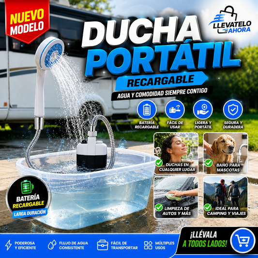 DUCHA PORTATIL-RECARGABLE