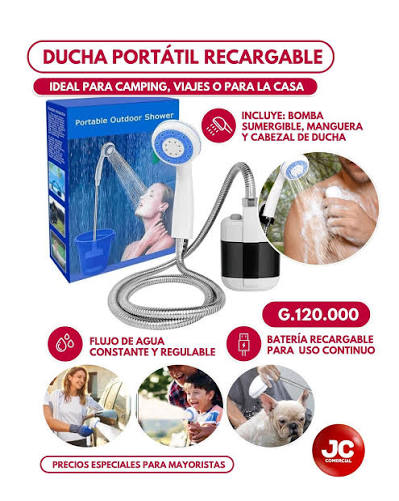 DUCHA PORTATIL-RECARGABLE